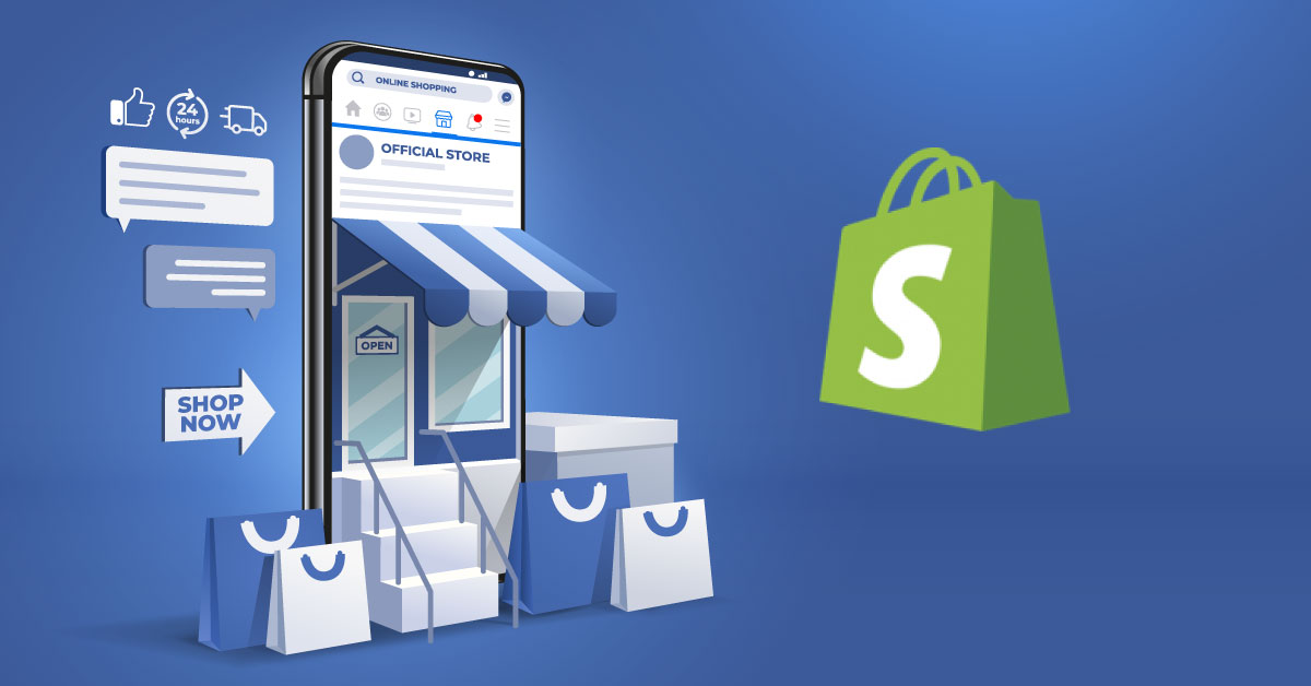 Facebook Ads for Shopify Websites - Featured image for this digital marketing article by Australian Internet Advertising
