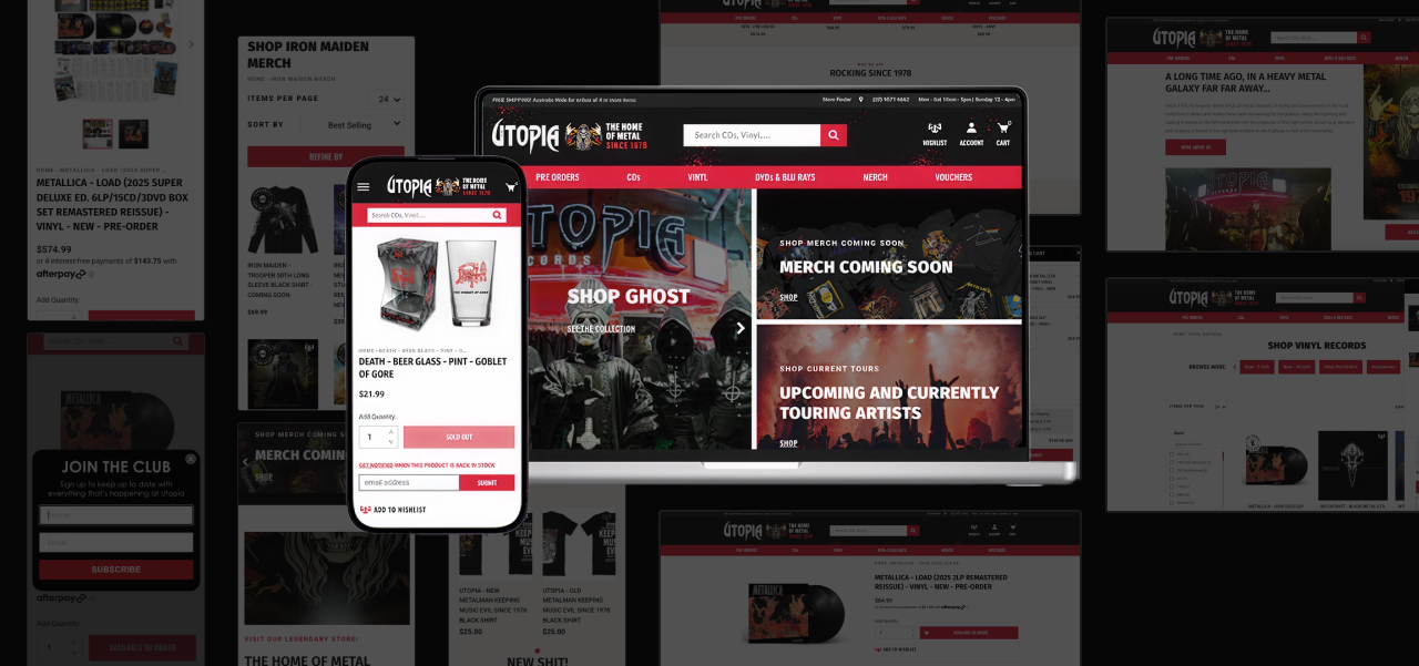 Utopia Records Website