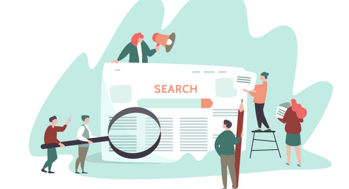 Small people and search engine result page