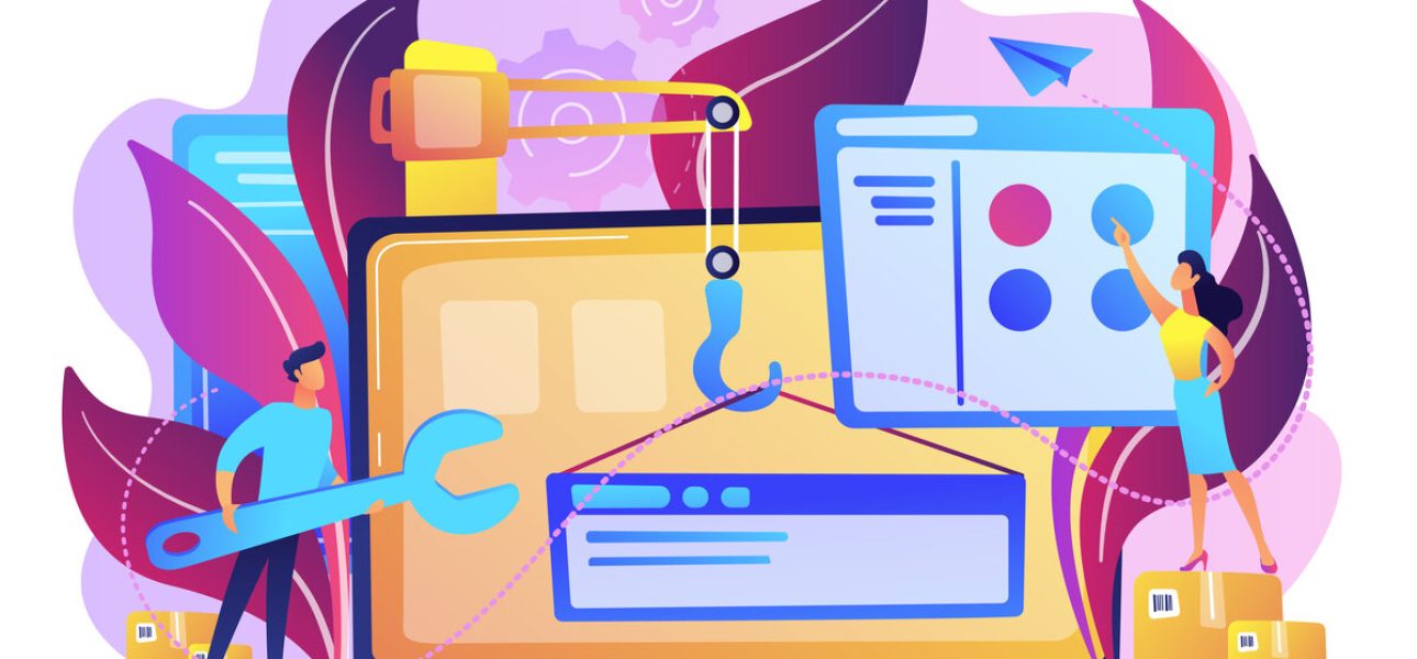 WEB development concept vector illustration