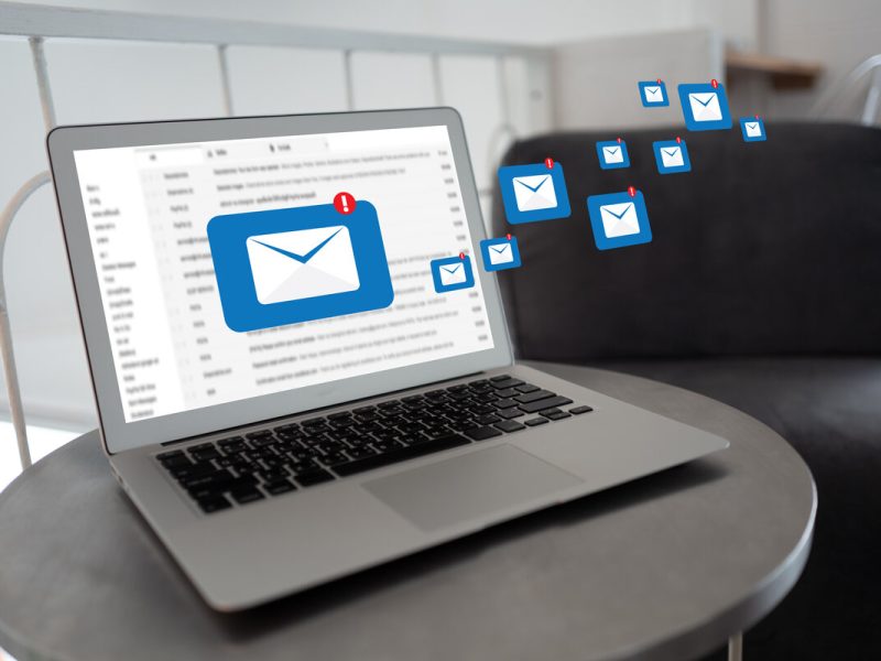 Mail Communication Connection message to mailing contacts phone
