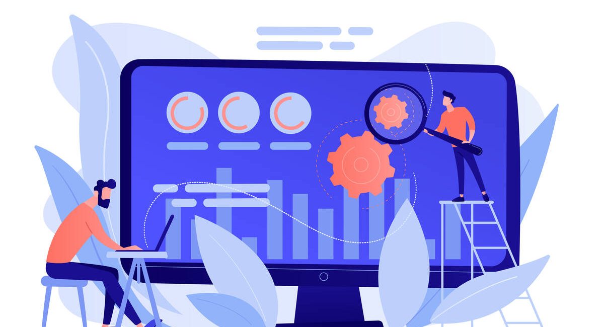 Conversion rate optimization concept vector illustration.